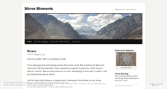 Desktop Screenshot of mirrormoments.wordpress.com