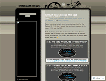 Tablet Screenshot of celebritysunglasses.wordpress.com