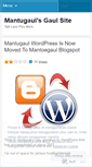 Mobile Screenshot of mantugaul.wordpress.com
