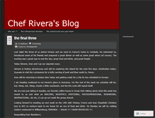 Tablet Screenshot of chefrivera.wordpress.com