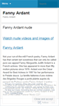Mobile Screenshot of fannyardantblog.wordpress.com