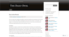 Desktop Screenshot of dailyduel.wordpress.com