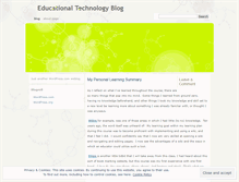 Tablet Screenshot of edtechblogbylisa.wordpress.com