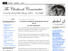 Tablet Screenshot of clockworkconservative.wordpress.com