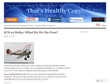 Tablet Screenshot of healthycopy.wordpress.com