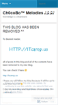 Mobile Screenshot of ch0cobo.wordpress.com