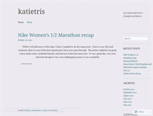 Tablet Screenshot of katietnt.wordpress.com