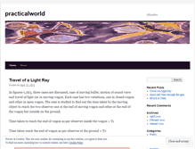 Tablet Screenshot of practicalworld.wordpress.com