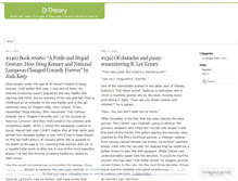 Tablet Screenshot of dtheoryblog.wordpress.com