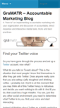 Mobile Screenshot of gramatr.wordpress.com