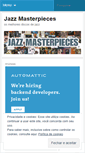 Mobile Screenshot of jazzmasterpieces.wordpress.com