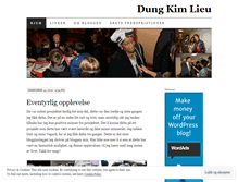 Tablet Screenshot of dungkimlieu.wordpress.com