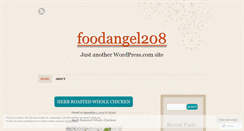 Desktop Screenshot of foodangel208.wordpress.com