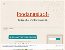 Tablet Screenshot of foodangel208.wordpress.com