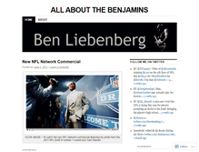 Tablet Screenshot of benliebenberg.wordpress.com