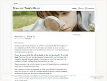 Tablet Screenshot of mrsjdutoit.wordpress.com