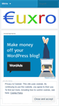 Mobile Screenshot of euxro.wordpress.com