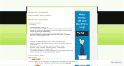 Desktop Screenshot of modelairconditionerbpb.wordpress.com