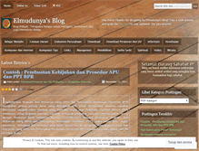 Tablet Screenshot of elmudunya.wordpress.com
