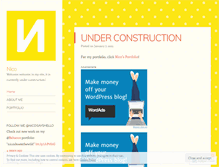 Tablet Screenshot of nicosayshello.wordpress.com