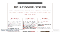 Desktop Screenshot of harlemcommunityfarmshare.wordpress.com