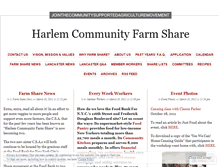 Tablet Screenshot of harlemcommunityfarmshare.wordpress.com