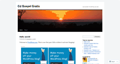 Desktop Screenshot of cdgospelgratis.wordpress.com