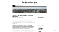 Desktop Screenshot of barriotransits.wordpress.com