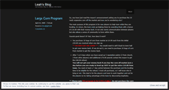 Desktop Screenshot of leahrk.wordpress.com