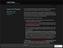 Tablet Screenshot of leahrk.wordpress.com