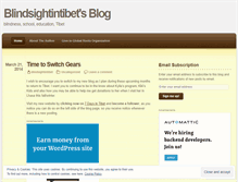 Tablet Screenshot of blindsightintibet.wordpress.com