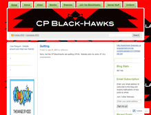 Tablet Screenshot of clubpenguinblackhawks.wordpress.com