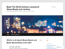 Tablet Screenshot of beadtheworld.wordpress.com