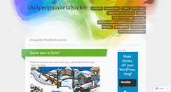 Desktop Screenshot of clubpenguinbetahacker.wordpress.com
