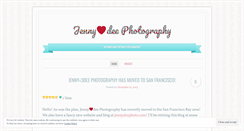 Desktop Screenshot of jennydeephoto.wordpress.com