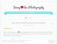 Tablet Screenshot of jennydeephoto.wordpress.com