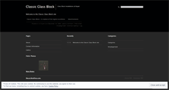 Desktop Screenshot of glassblock.wordpress.com
