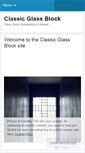 Mobile Screenshot of glassblock.wordpress.com