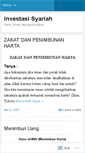 Mobile Screenshot of investasisyariah.wordpress.com