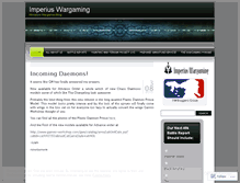 Tablet Screenshot of imperiuswargaming.wordpress.com