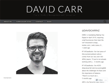 Tablet Screenshot of davidbcarr.wordpress.com