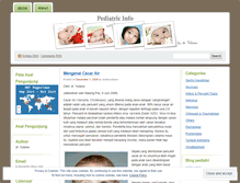 Tablet Screenshot of pediatricinfo.wordpress.com