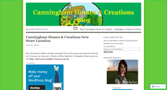 Desktop Screenshot of canninghamcreations.wordpress.com