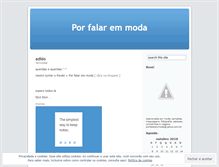Tablet Screenshot of porfalaremmoda.wordpress.com