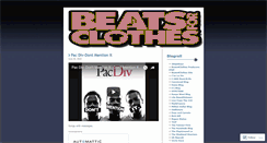 Desktop Screenshot of beats4clothes.wordpress.com