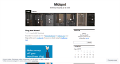 Desktop Screenshot of midspot.wordpress.com