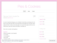 Tablet Screenshot of piesandcookies.wordpress.com