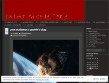 Tablet Screenshot of lalecturadelatierra.wordpress.com