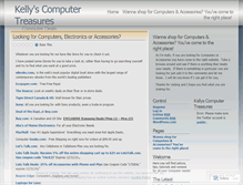 Tablet Screenshot of kellyscomputertreasures.wordpress.com
