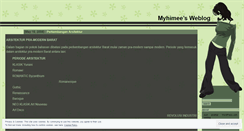 Desktop Screenshot of myhimee.wordpress.com